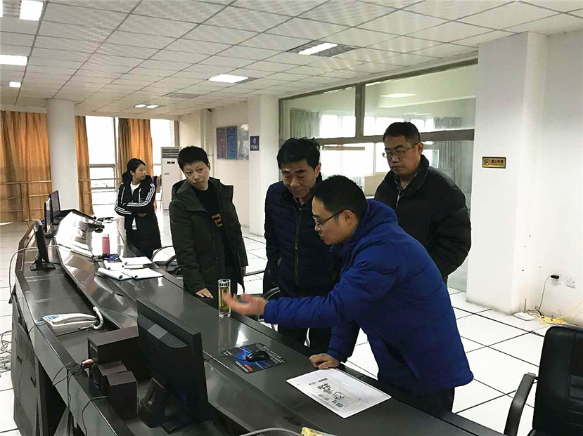 市公用事業(yè)局督查杰陽排水公司春節(jié)前安全生產工作